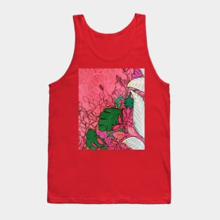 Tropical leaves Tank Top